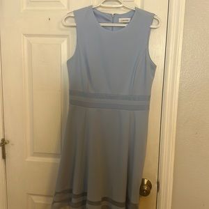 This is a Calvin Klein baby blue dress size 10